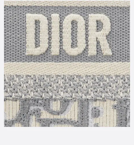 MINI DIOR BOOK TOTE Gray Dior (22,5 x 15 x 6 cm)