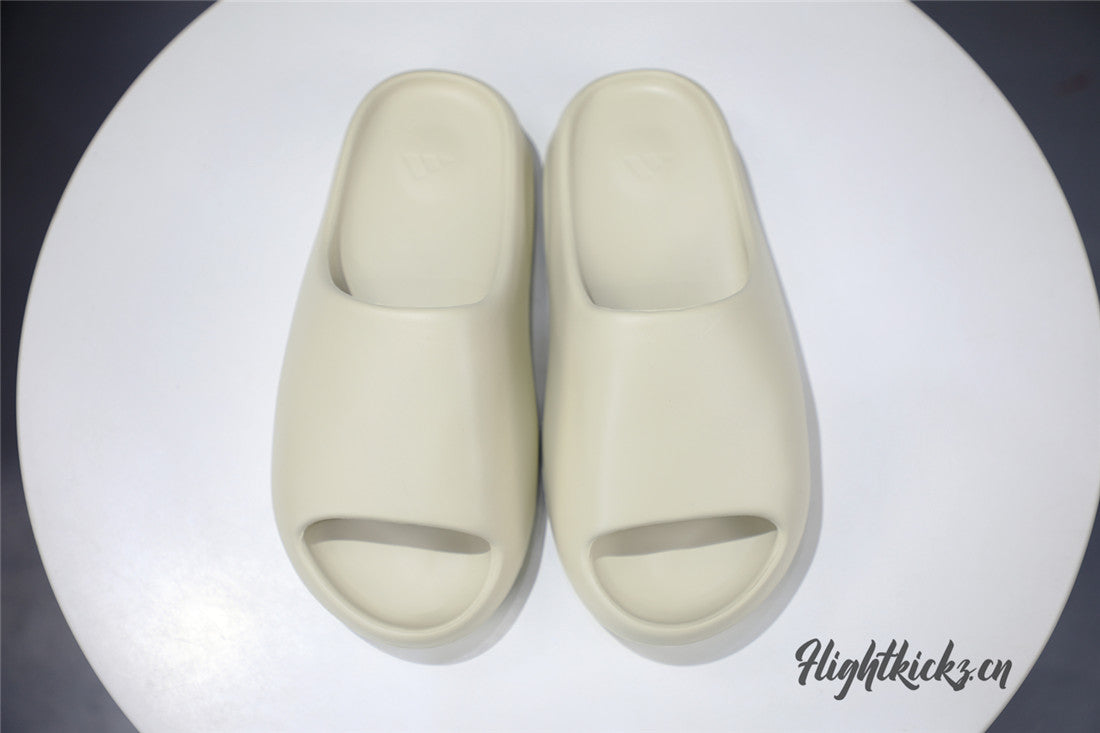 Kanye West Yeezy Slide Bone 2019锛團W6345楠ㄧ櫧锛?LN5 A1 Batch)