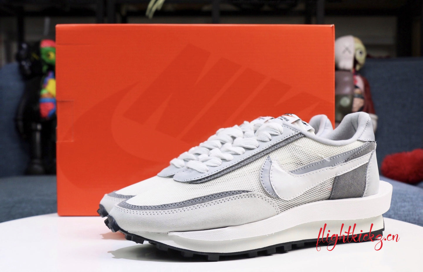 Nike LD Waffle Sacai White Grey