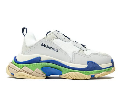 Balenciag* Triple S Sneaker Light Grey Blue Green