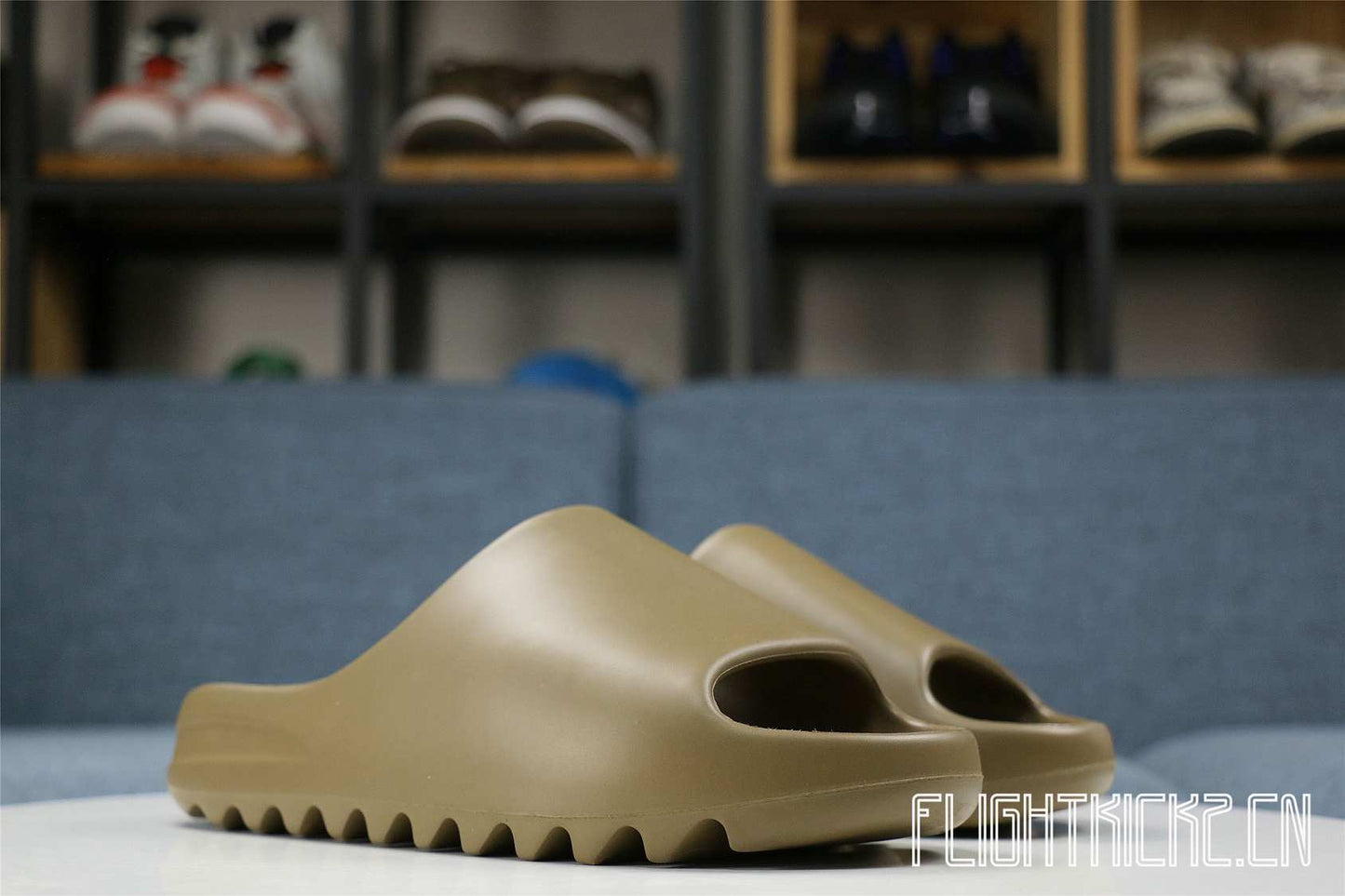 Yeezy Slides Core 2020 (G55492浅兀A1 Batch