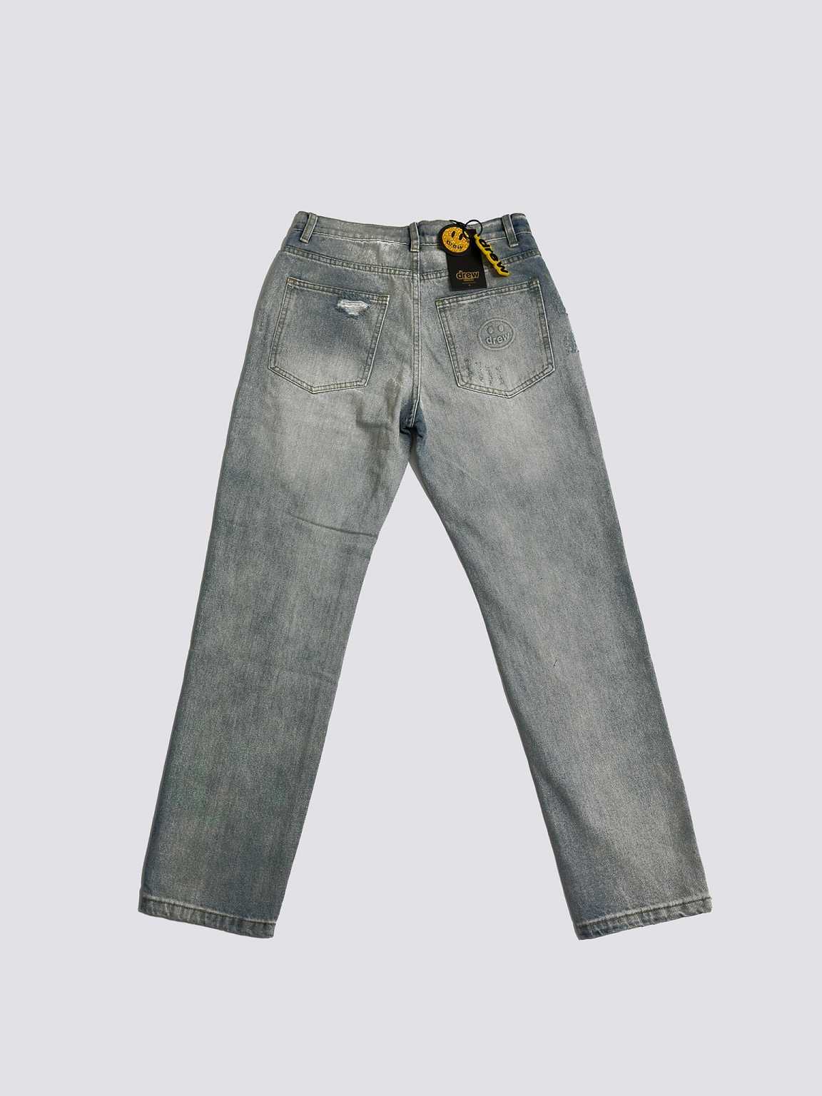 Drew House Smiley Face Jeans With Holes