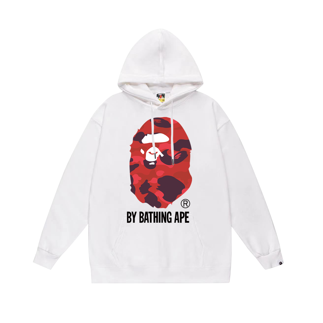 BAPE Ape Head cartoon graphic print hoodie PZRYINT6