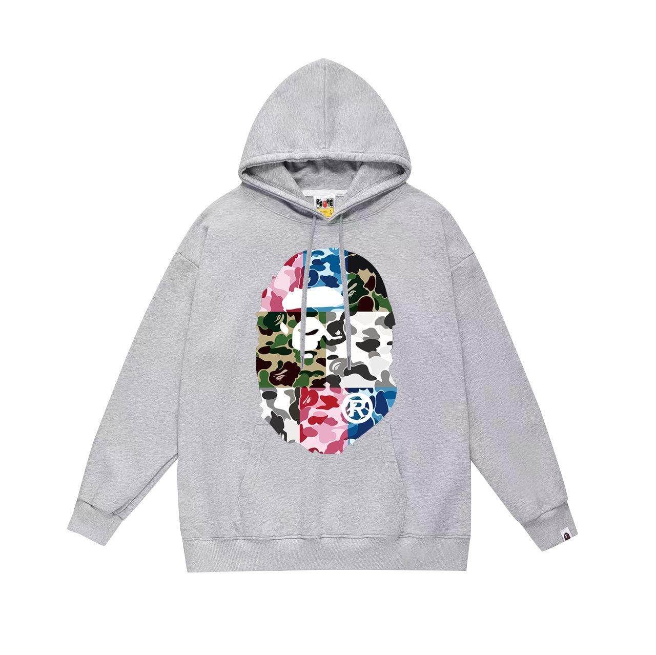 BAPE classic camo Ape Head logo hoodie