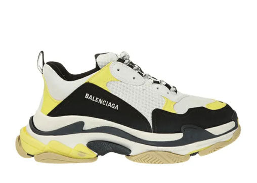 Balenciag* Triple S Sneaker Yellow Black
