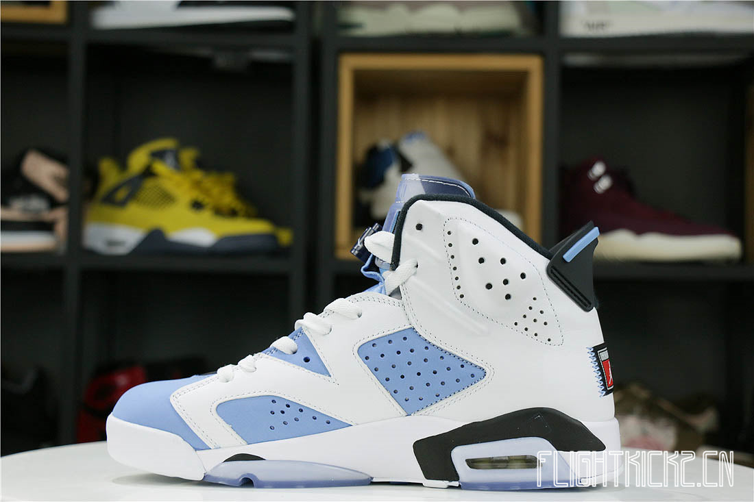 Air Jordan 6 UNC White