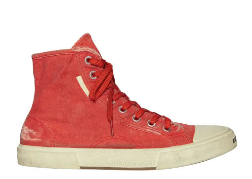 Balenciag* PARIS HIGH TOP SNEAKER IN RED
