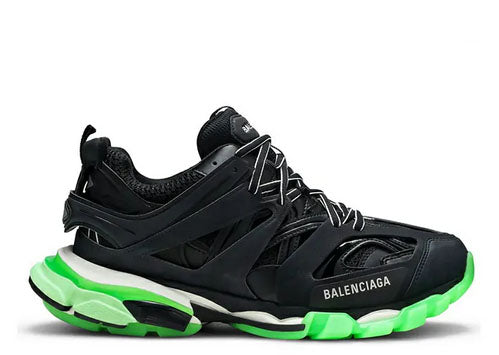 Balenciag* Track Black Glow-In-The-Dark