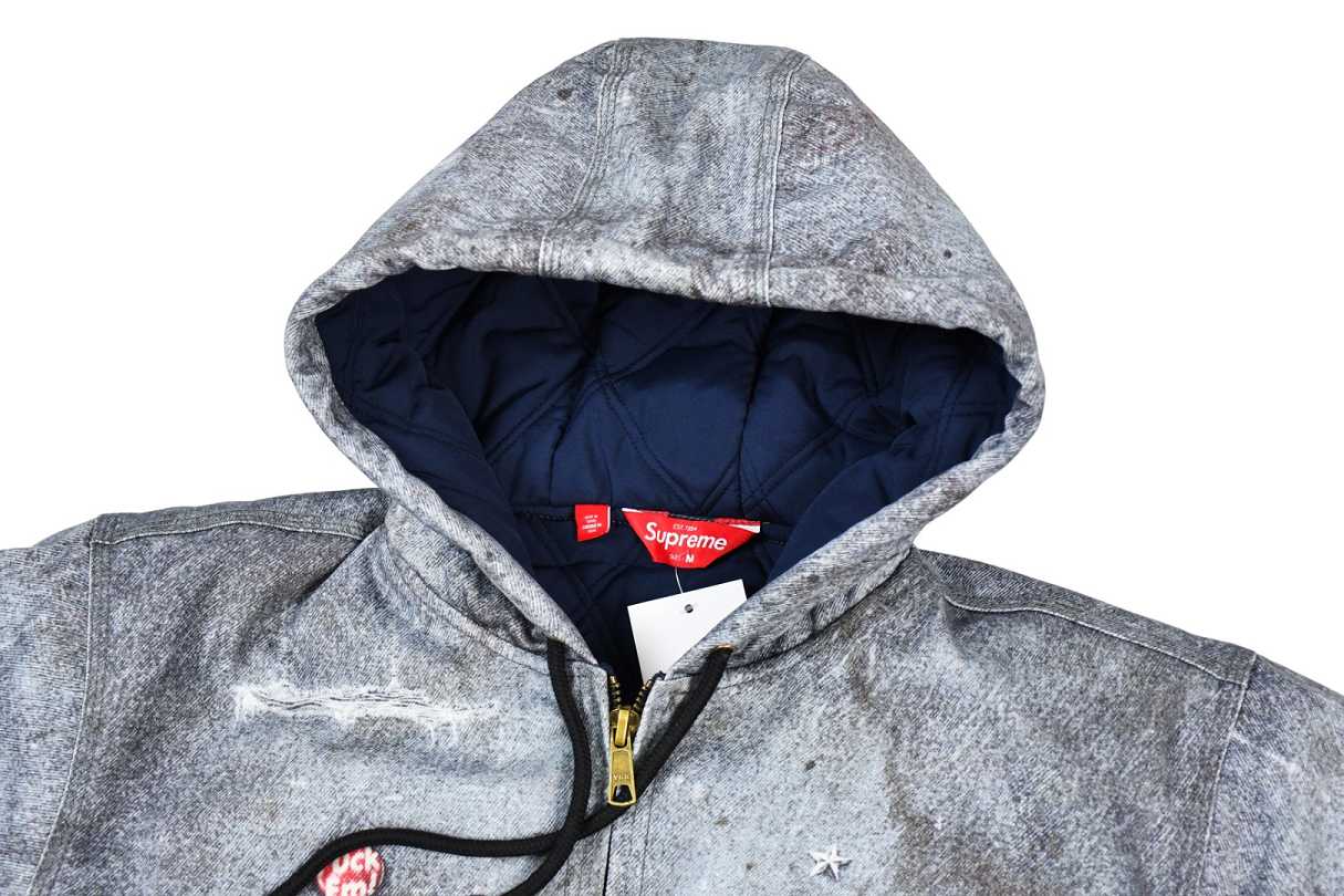 Suprem3 HJR TROMPE LOEIL HOODED WORK JACKET