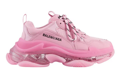 Balenciag* Wmns Triple S Clear Sole 鈥?Pink