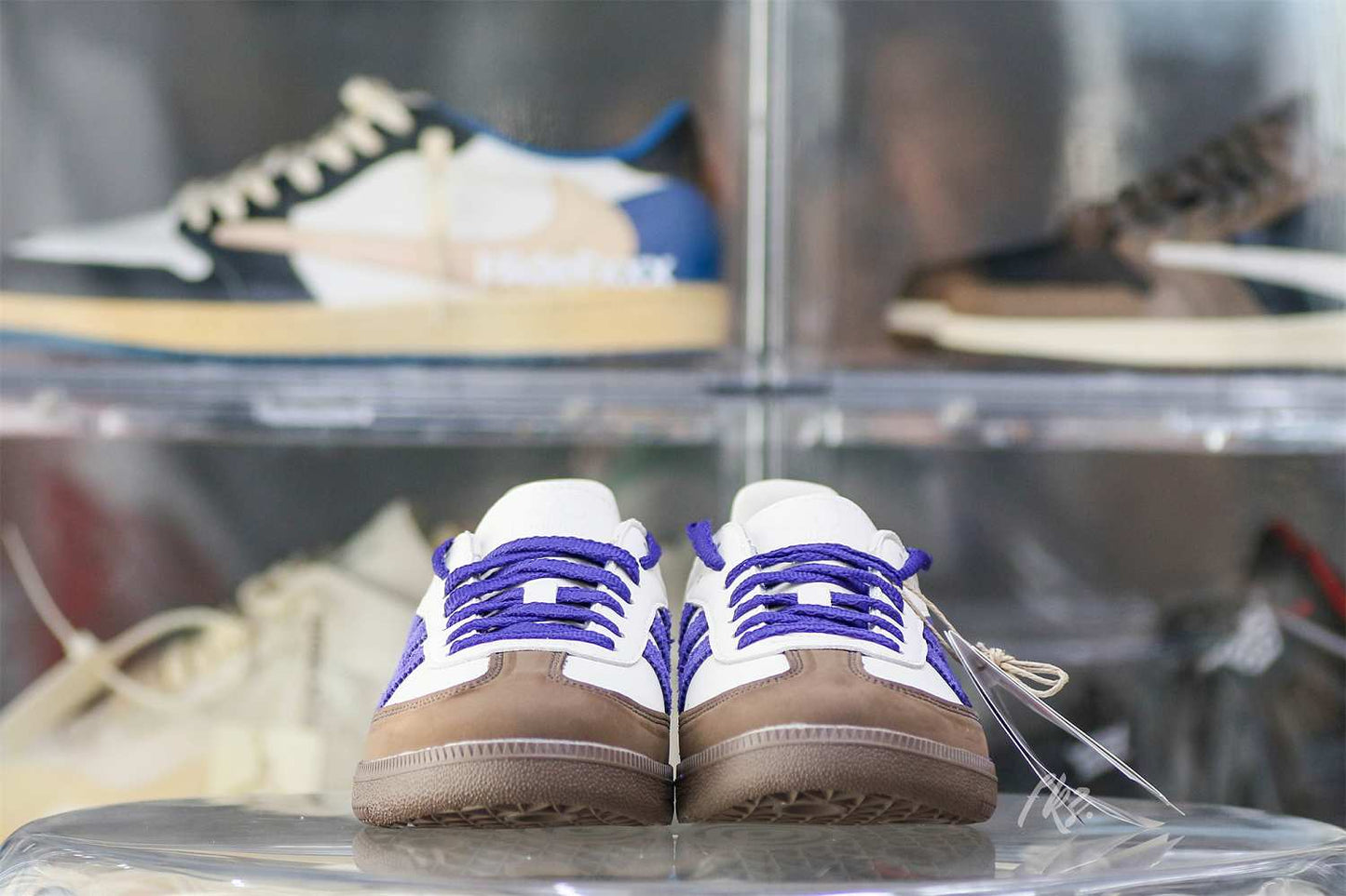 Wmns Samba OG Off White Purple Green