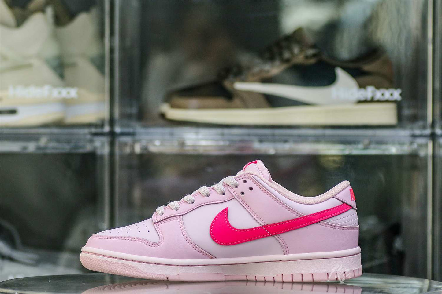 Nike Dunk Low Triple Pink Womens