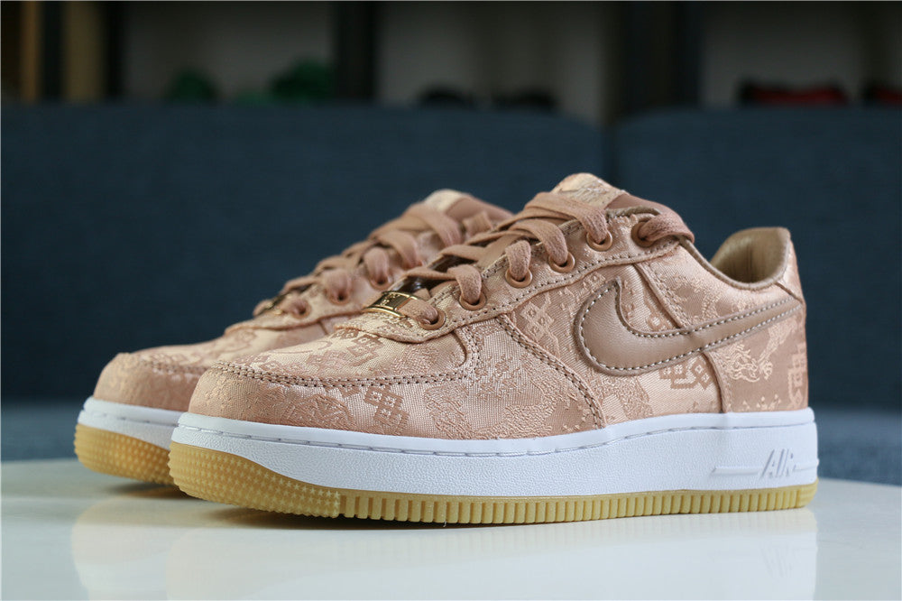 CLOT x Nike Air Force 1 Low Rose Gold