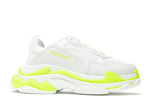 Balenciag* Triple S White Fluo Yellow (W)