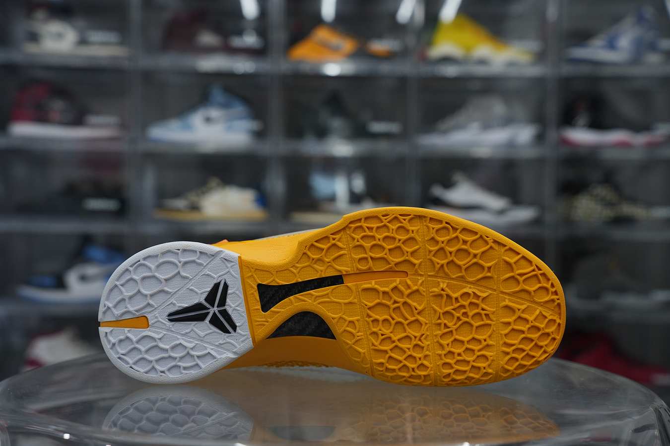 Off White x Nike Zoom Kobe 6 Yellow Custom