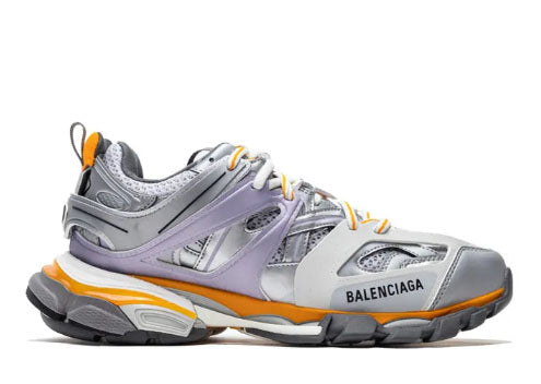 Balenciag* Track Sneaker Silver Grey Orange