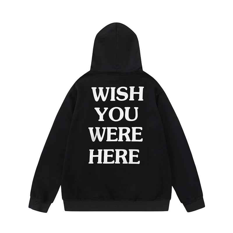 Travis Scott TS Rainbow Letter Embroidery Fleece Hoodie