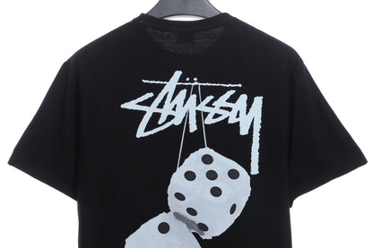 Stussy dice printing short-sleeved