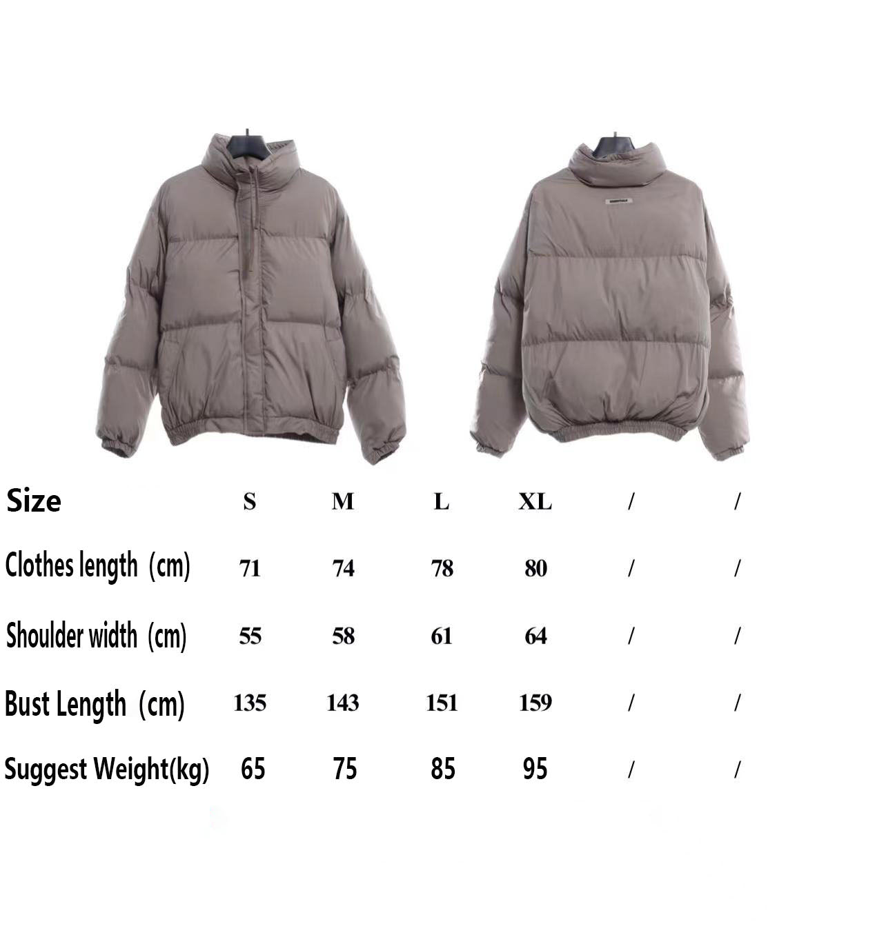 Fear of God compound line ESSENTIALS down cotton jacket