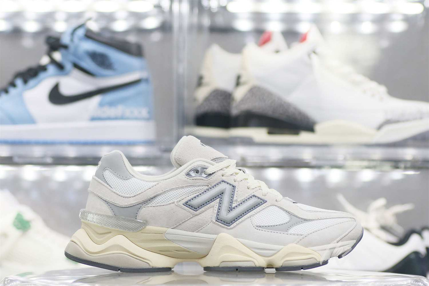 New Balance 9060 Sea Salt White