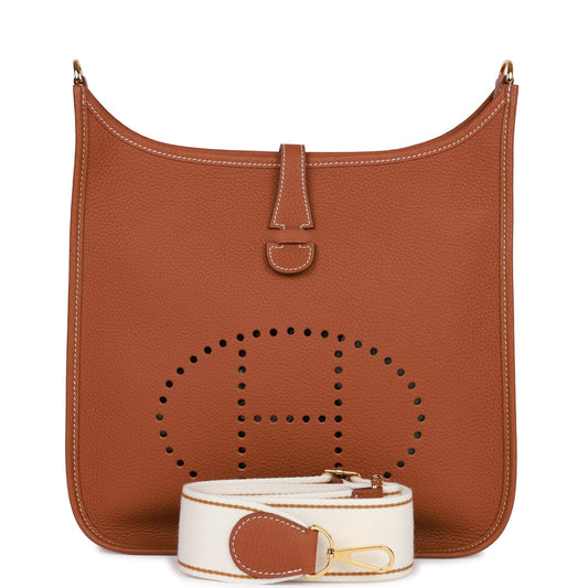 Hermès Evelyne III PM Gold Clemence Gold Hardware 5U64KGT9