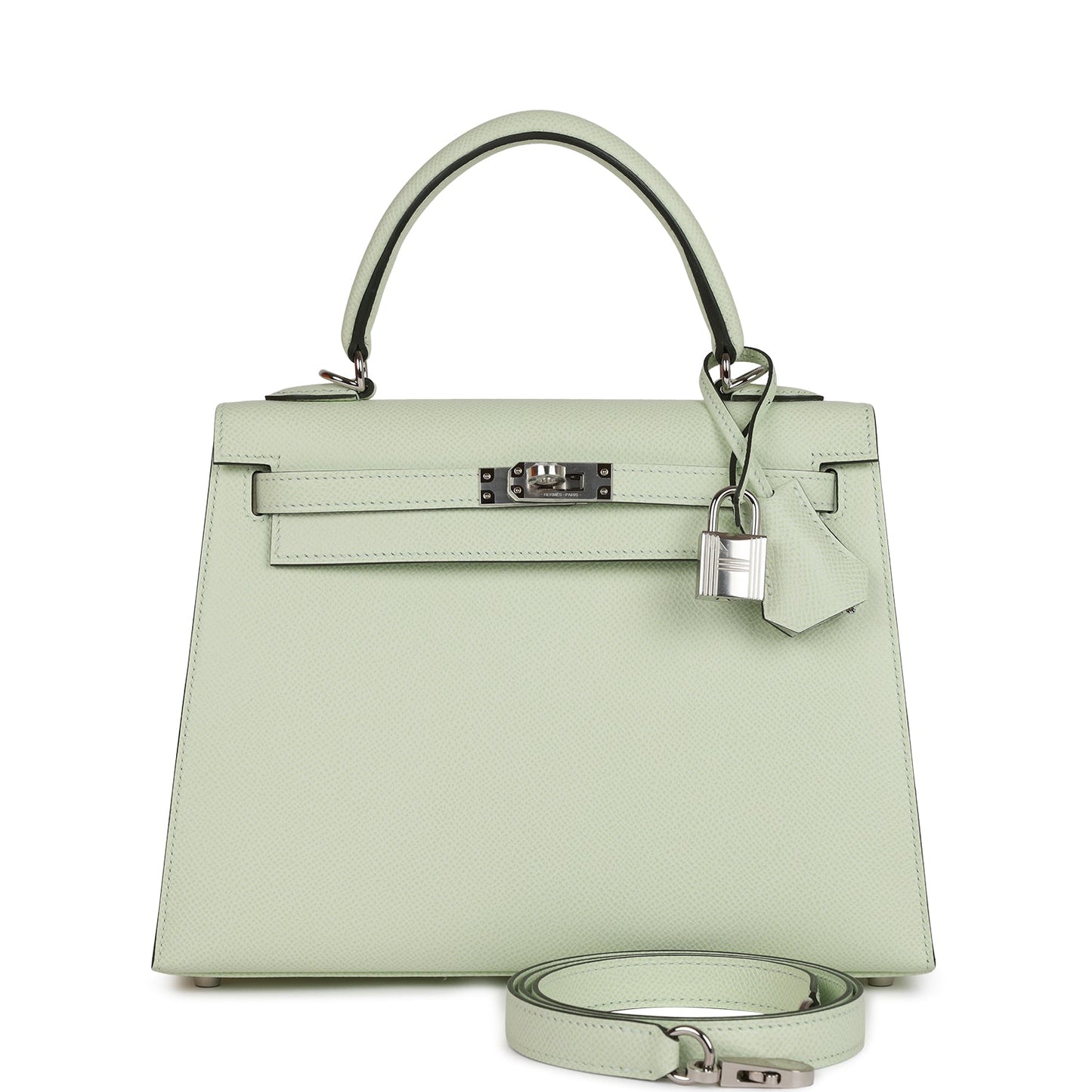 Hermès Kelly Sellier 25 Vert Fizz Epsom Palladium Hardware (Copy)
