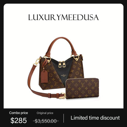 LOUIS VUITTON V tote BB long wallet 2-piece set deals Ref:M43976+M60017