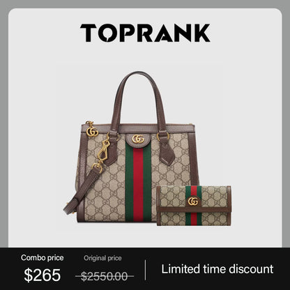 Ophidia GG small tote bag+GUCCI continental wallet