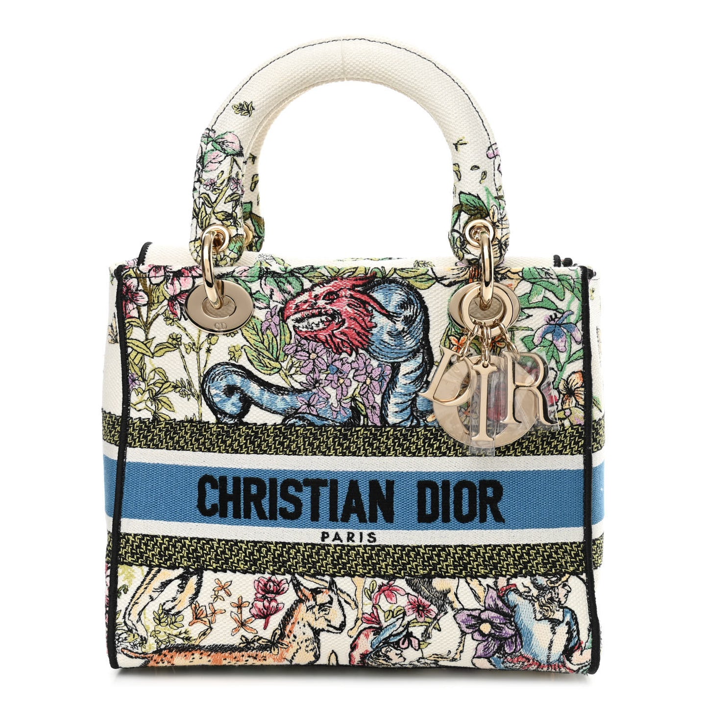CHRISTIAN DIOR Canvas D-Constellation Lady D-Lite Latte