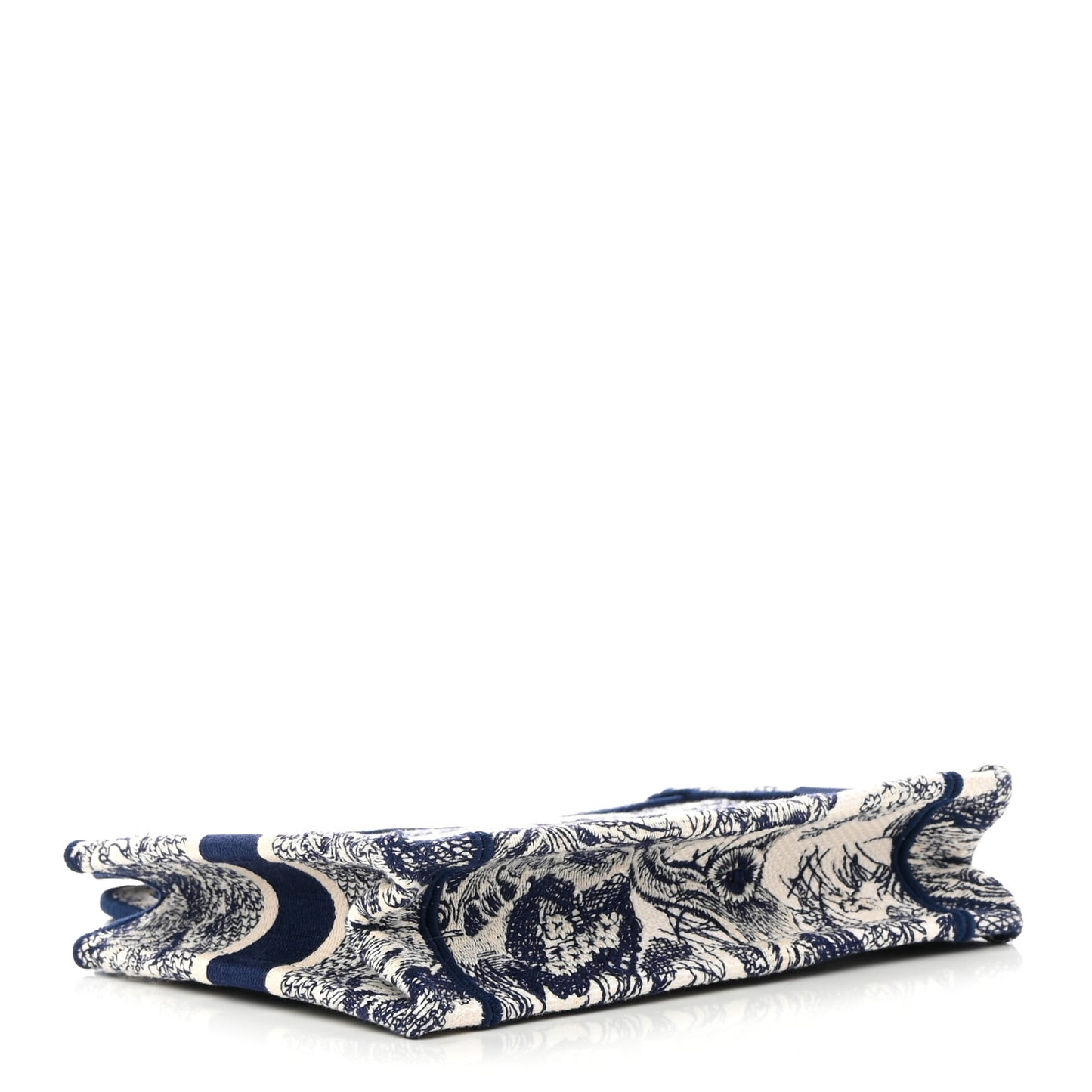 CHRISTIAN DIOR Mini Toile Book Tote Blue