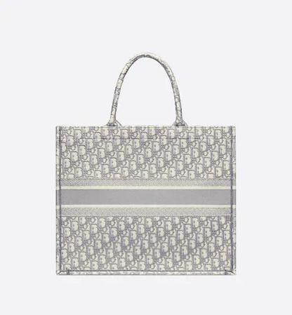 LARGE DIOR BOOK TOTE Gray Dior (42 x 35 x 18.5 cm)