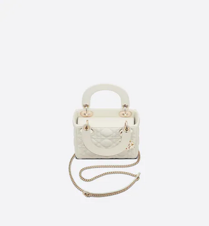 MINI LADY DIOR BAG Latte