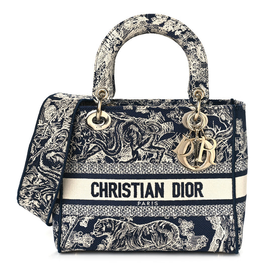 CHRISTIAN DIOR Toile  Lady D-Lite Blue DJVCD8VD