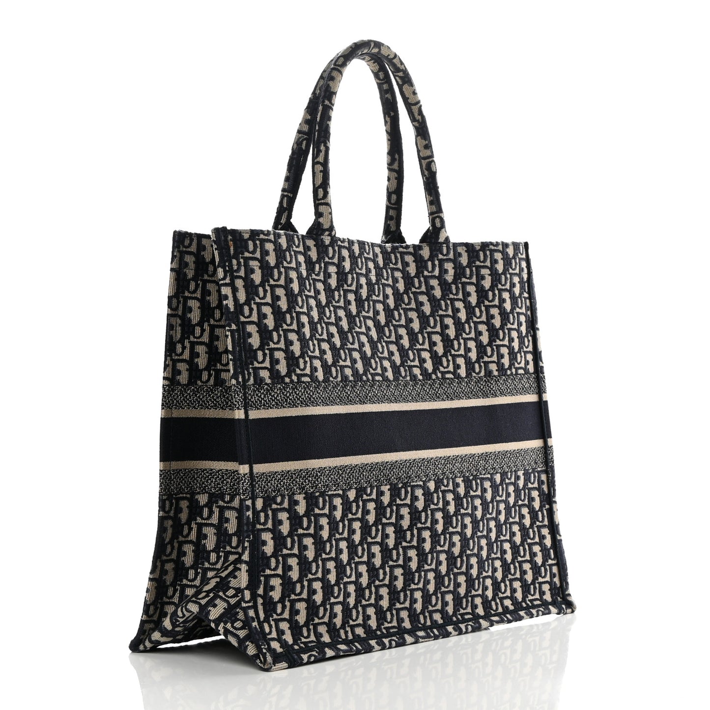 CHRISTIAN DIOR Oblique Large Book Tote Blue