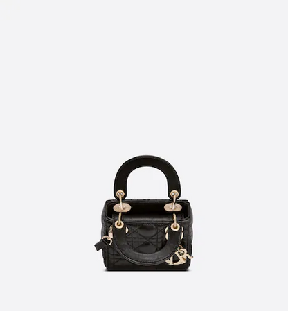 MICRO LADY DIOR BAG Black