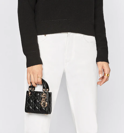 MICRO LADY DIOR BAG Black