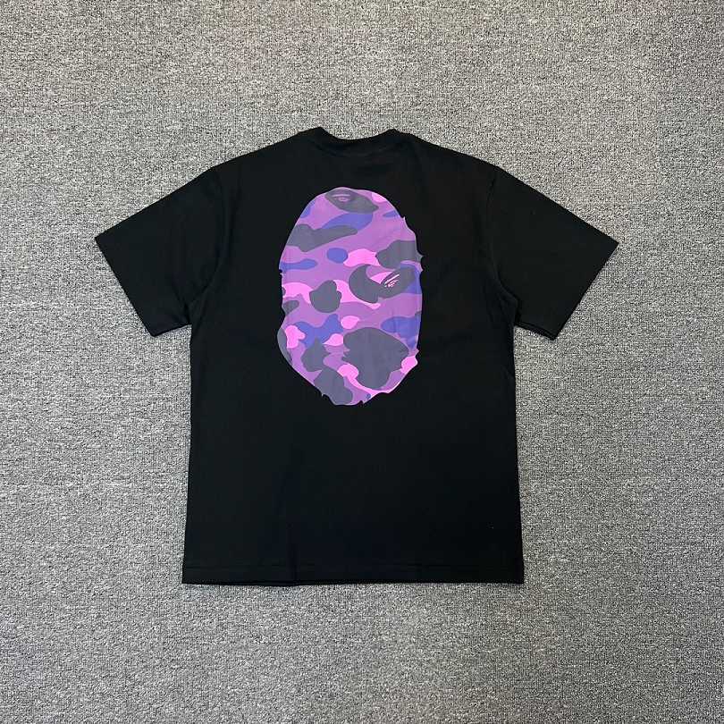 BAPE Purple Color Camo By Bathing Tee