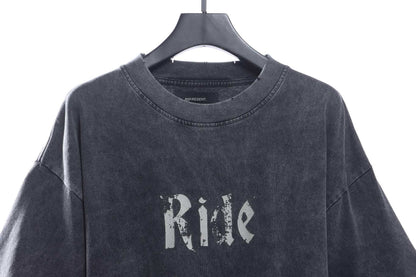 Represent makes old washing letters with short sleeves