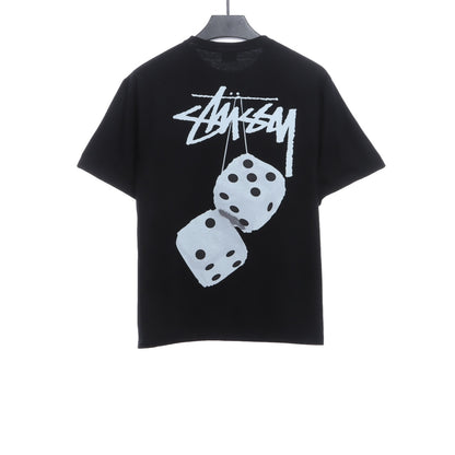 Stussy dice printing short-sleeved