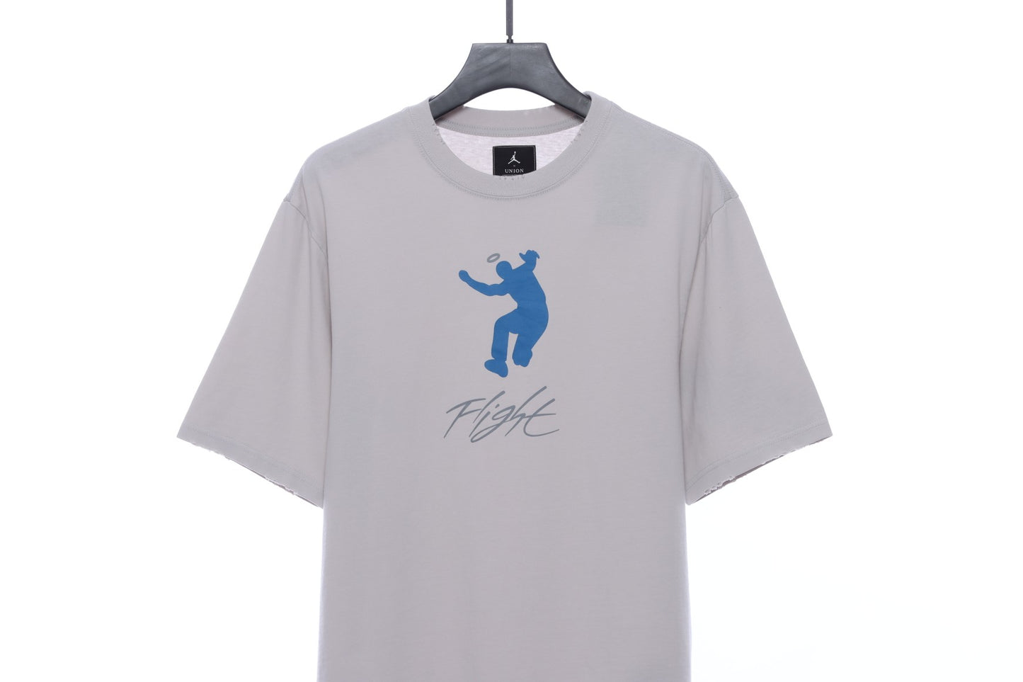 Aj UNION character letter print short sleeve