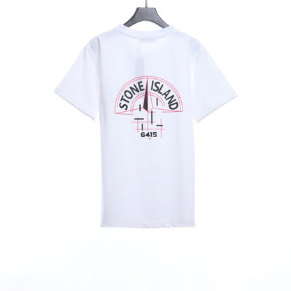 Stone Island Mechanical Compass Print Short Sleeve