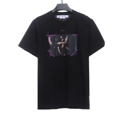 0W oil painting of Notre Dame with short sleeves