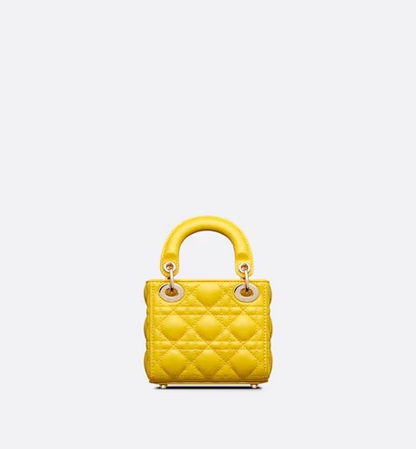 MICRO LADY DIOR BAG Yellow