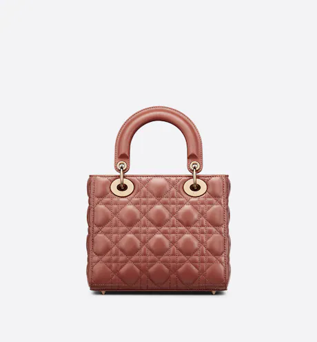 SMALL LADY DIOR MY BAG Rust-Colored