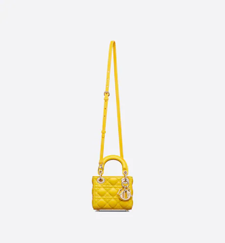 MICRO LADY DIOR BAG Yellow