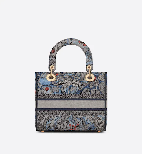 LADY D-LITE BAG Denim Dior