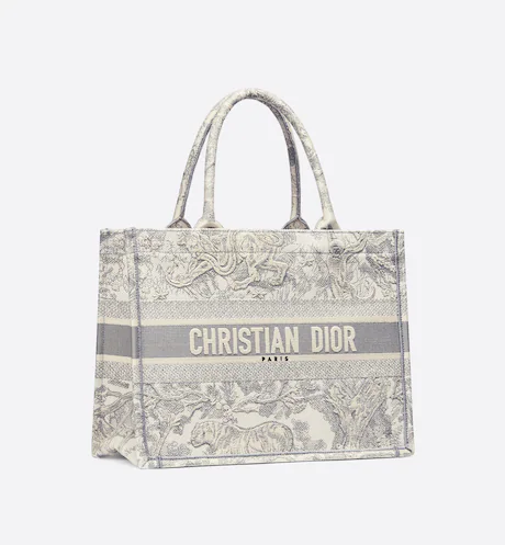 DIOR BOOK TOTE Gray Toile de (36 x 27.5 x 16.5 cm)