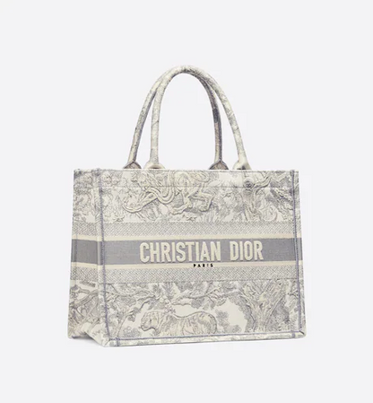 DIOR BOOK TOTE Gray Toile de (36 x 27.5 x 16.5 cm)