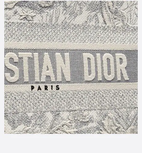 DIOR BOOK TOTE Gray Toile de (36 x 27.5 x 16.5 cm)