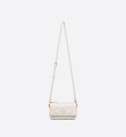 DIOR CARO POUCH Latte